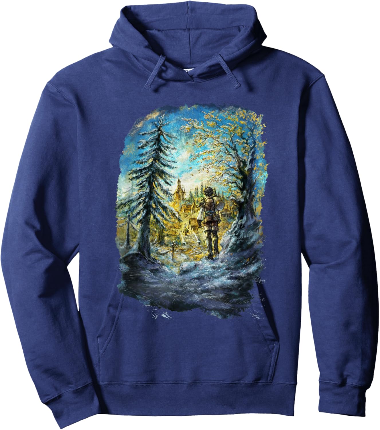 OCTOPATH Traveler 0 - Key Visual Hoodie - Hoodie | Navy