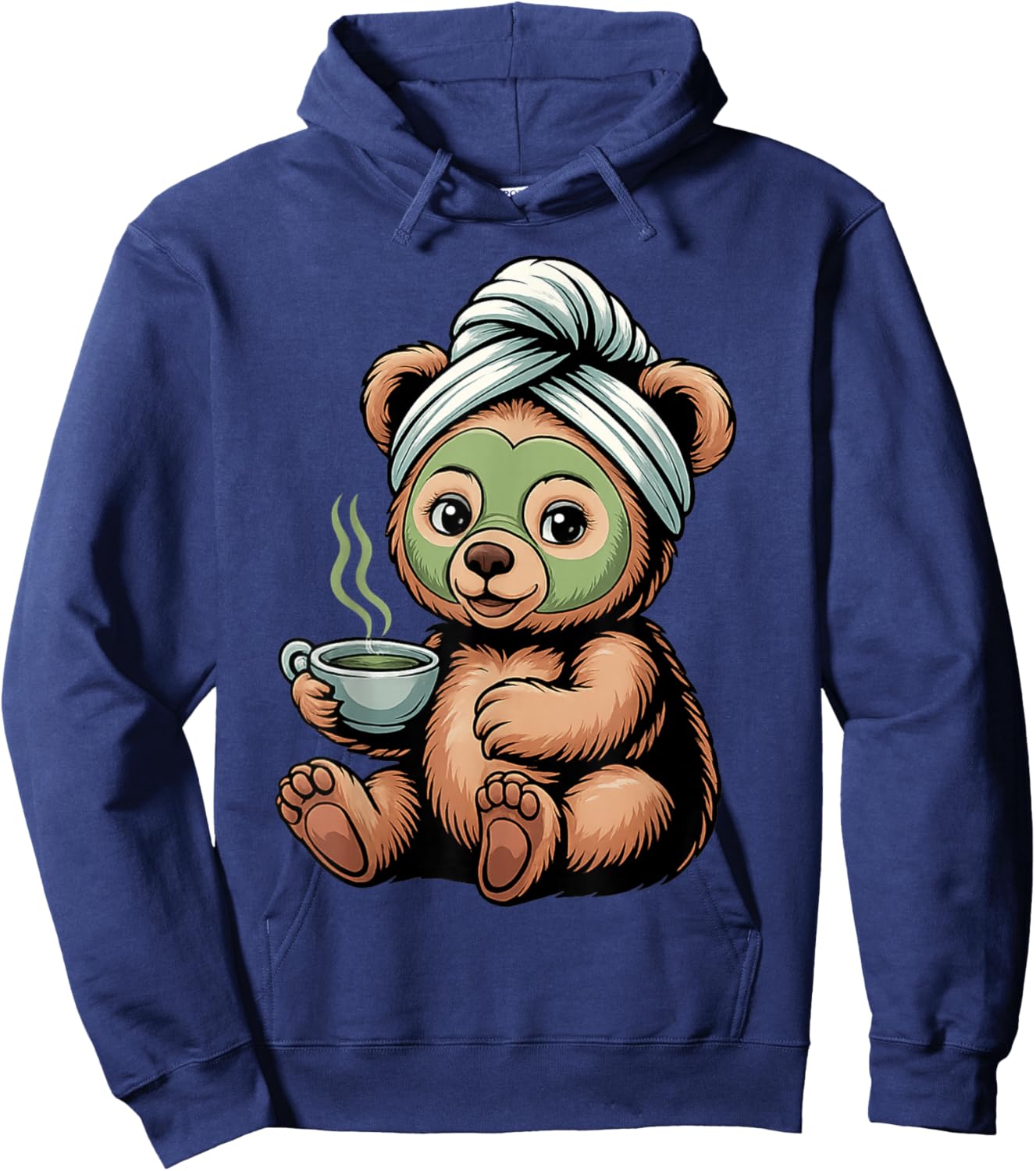 Cute Bear Design for Bear Lover and Bear Hoodie - Hoodie | Navy