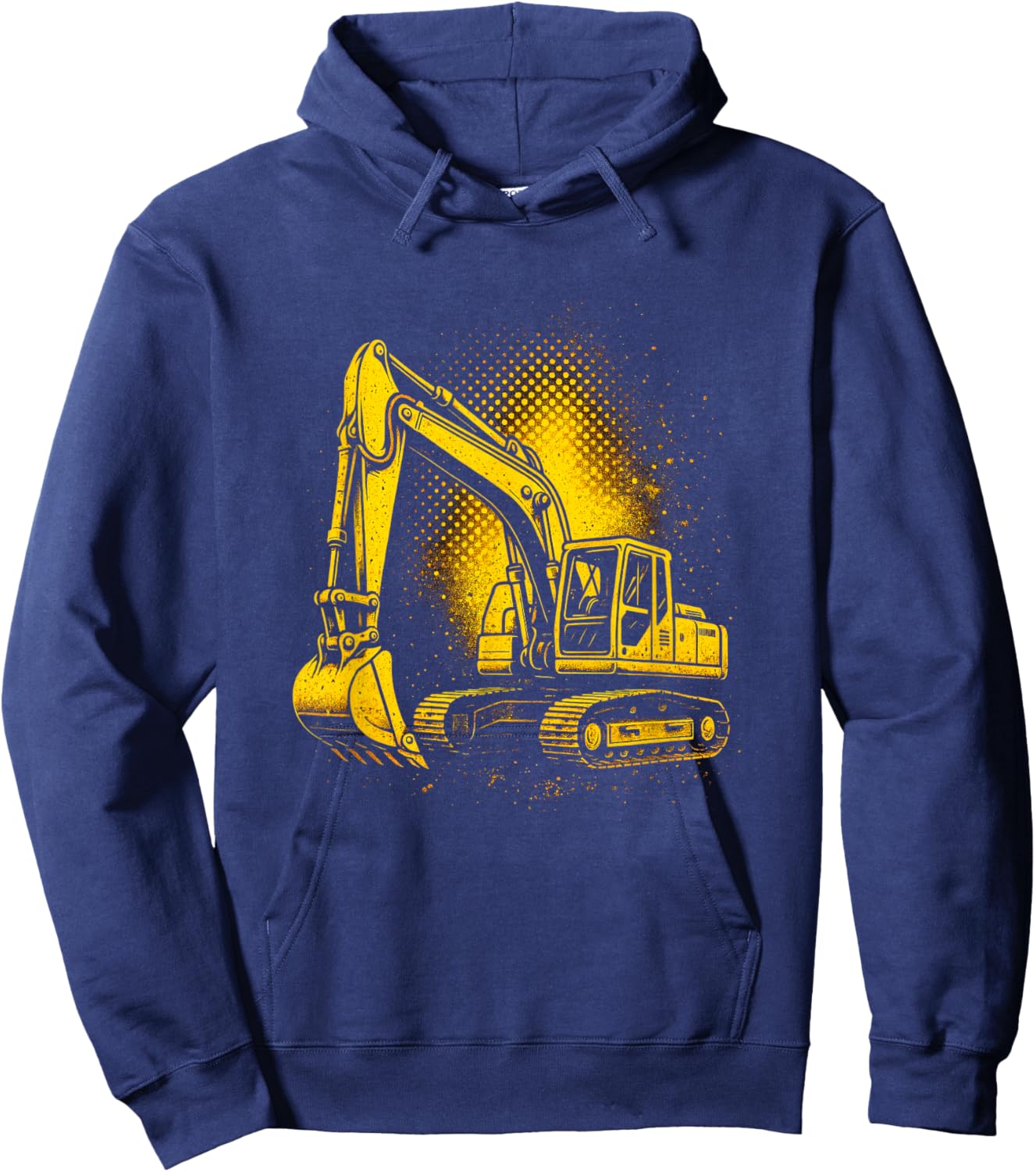Excavator - Construction Work Truck Driver Hoodie - Hoodie | Navy