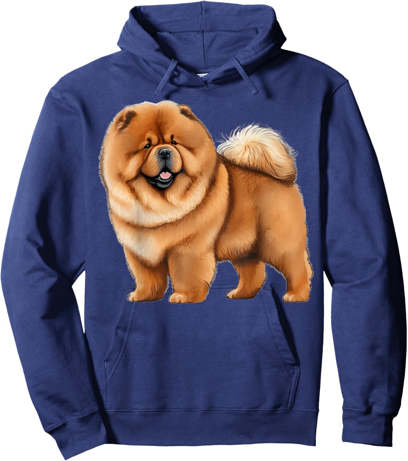 Chow Chow Dog Mom Dad Puppy Breeder Memorial Hoodie - Hoodie | Navy