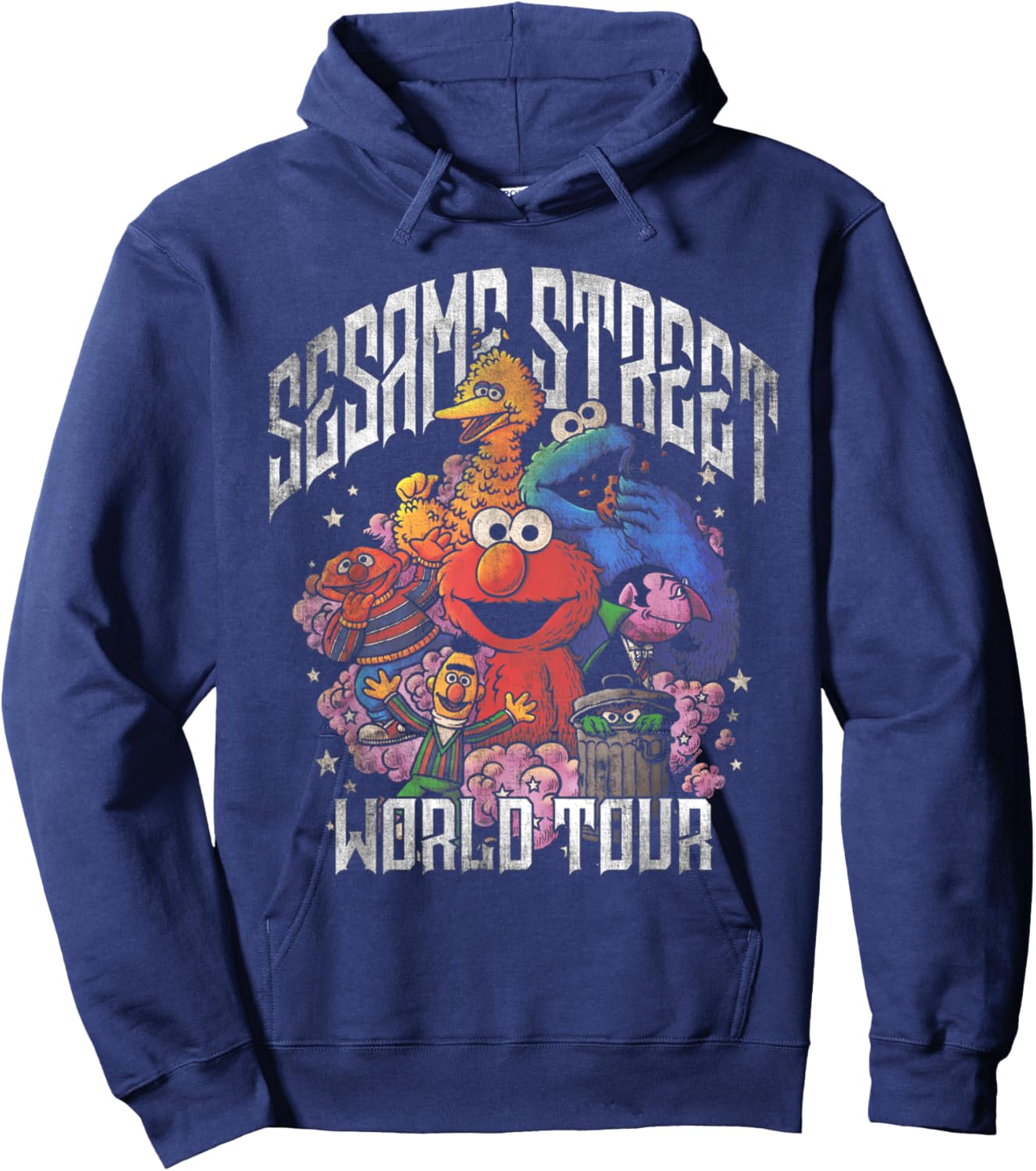 Sesame Street World Tour Group Shot Hoodie - Hoodie | Navy