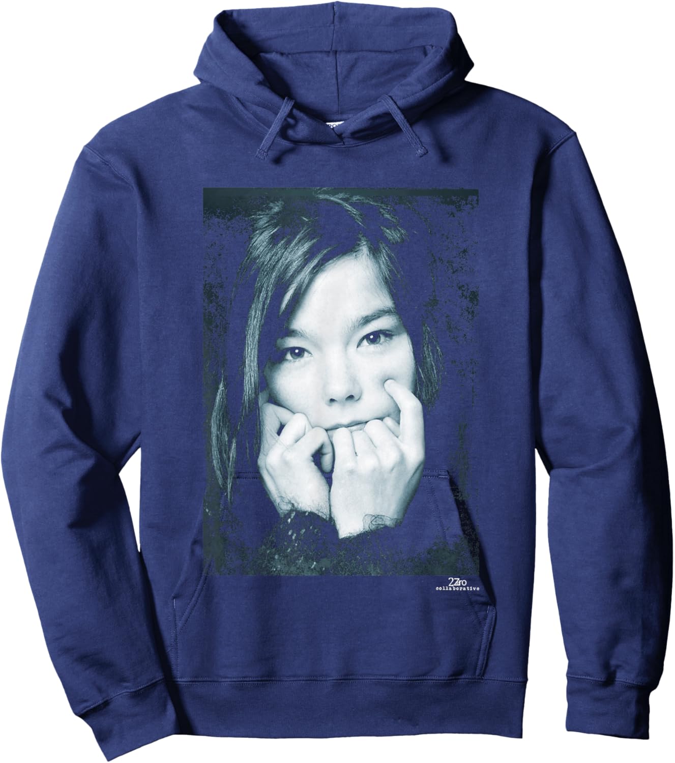 Bjork Debut Tour 1993 Photo by Phil Nicholls Hoodie - Hoodie | Navy