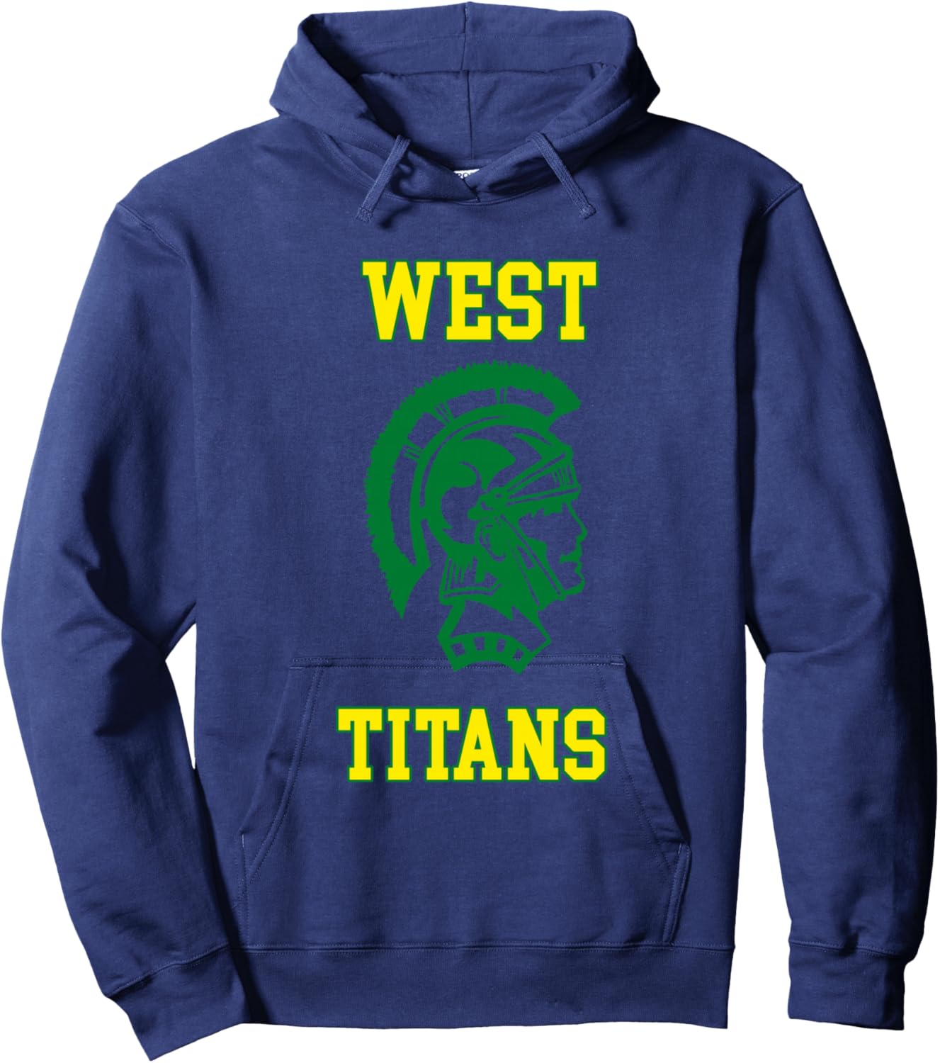 West Titans retro 90's design Hoodie - Hoodie | Navy