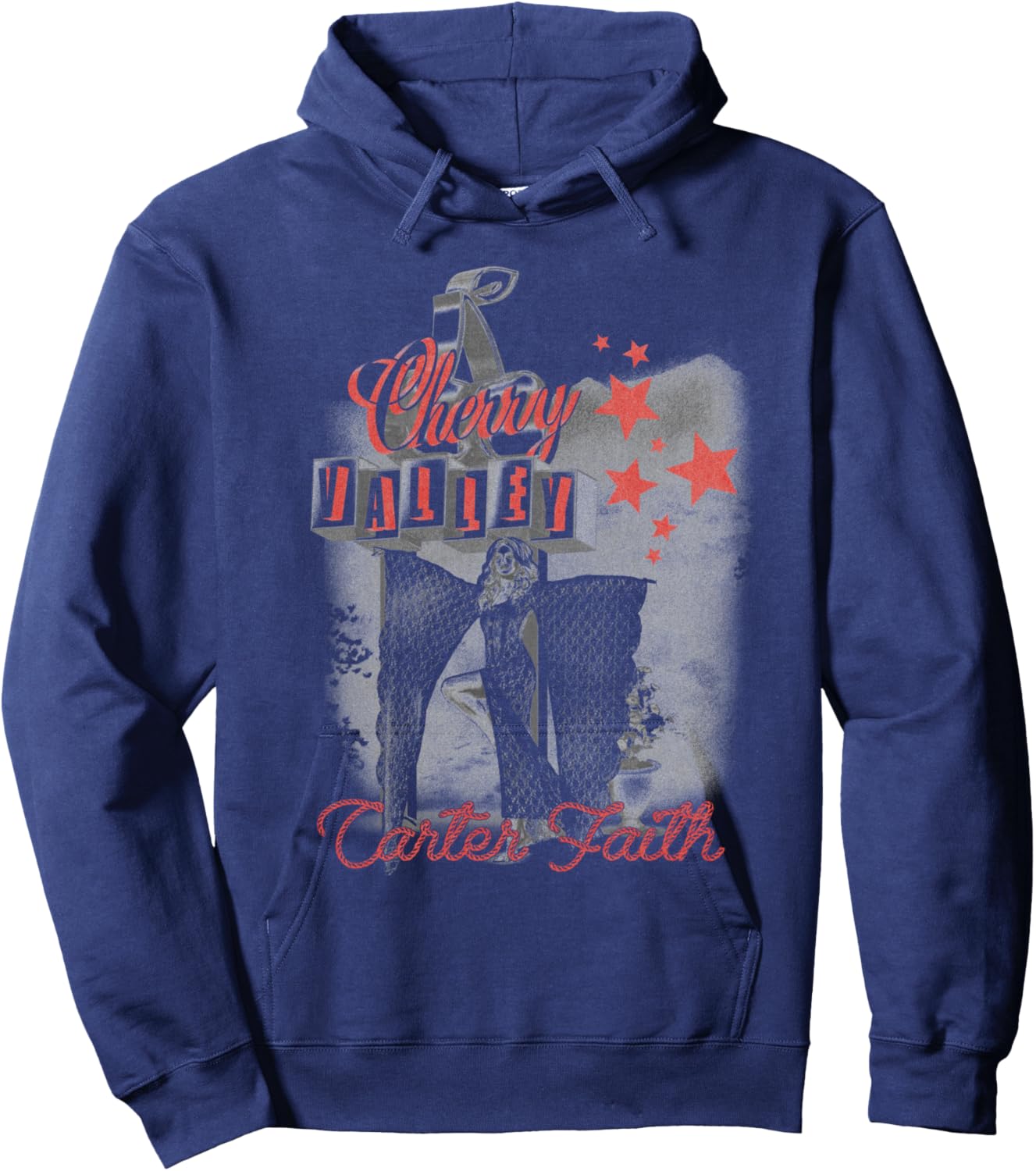 Official Carter Faith Cherry Valley Hoodie - Hoodie | Navy