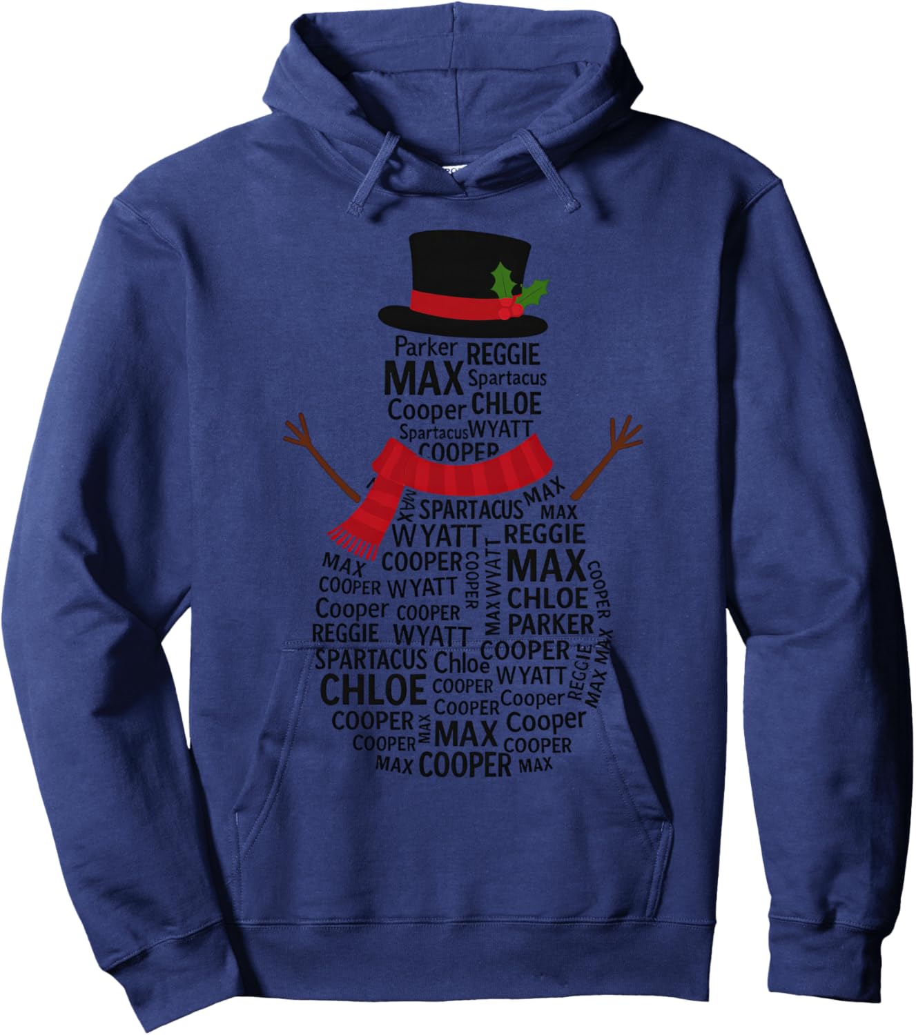 Sullivan Christmas Pets 2025 Hoodie - Hoodie | Navy