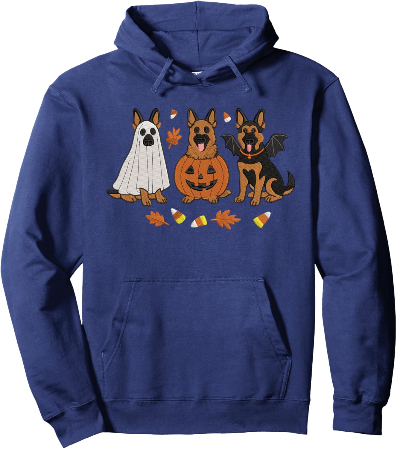 Spooky Shepherd Squad Halloween Hoodie - Hoodie | Navy