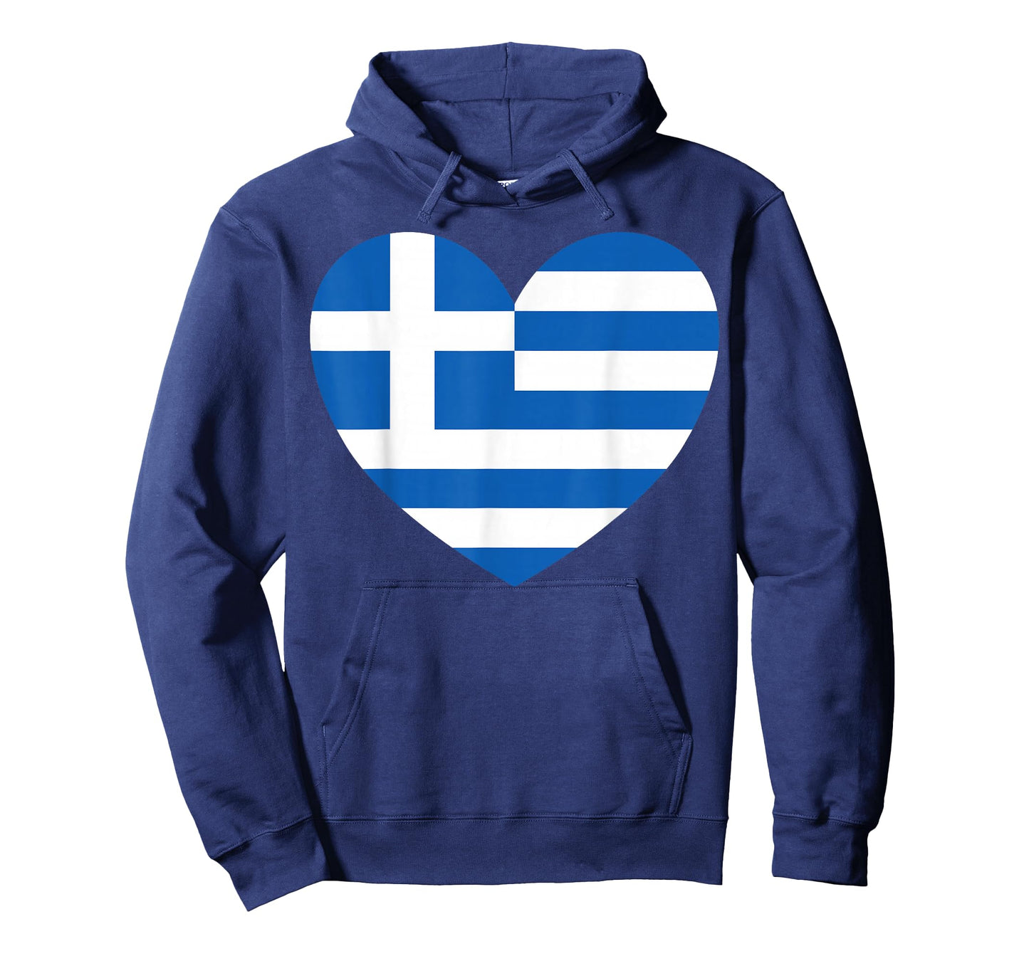 Greek Pride Flag Heart T-Shirt