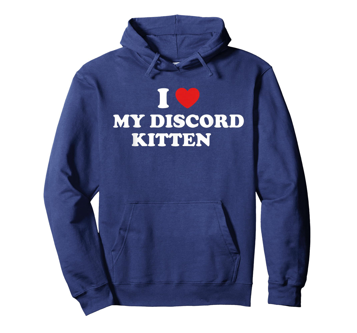 I Love My Discord Kitten Funny Quote T-Shirt