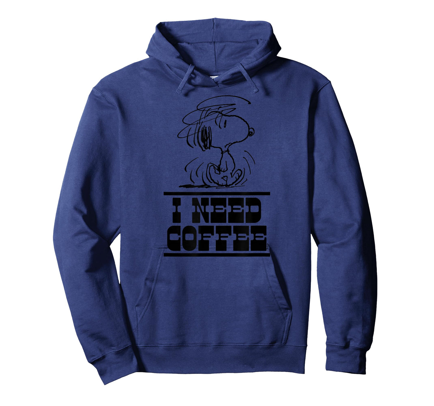 Snoopy I Need Coffee Design T-Shirt