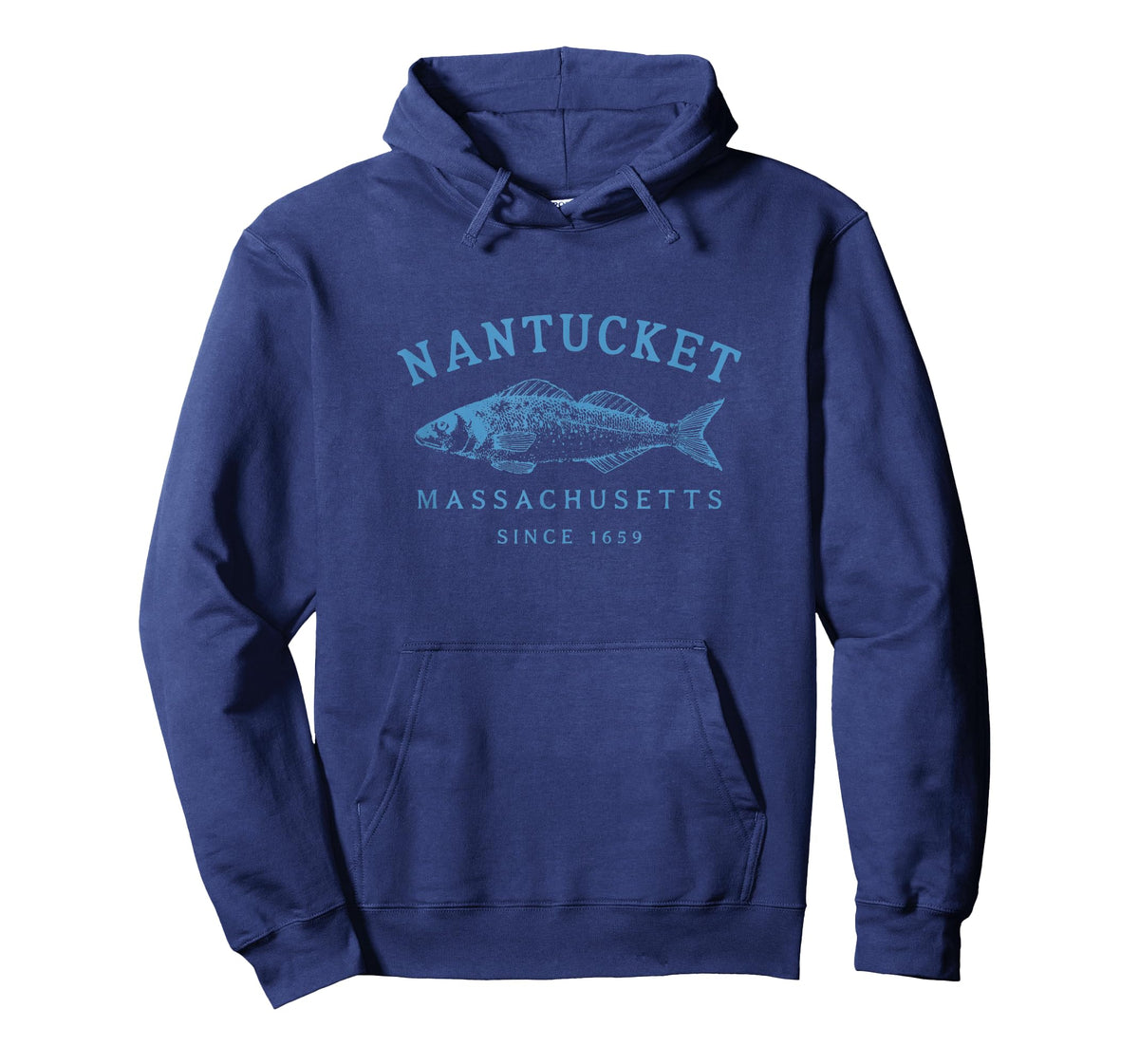 Retro Nantucket Fishing Graphic T-Shirt