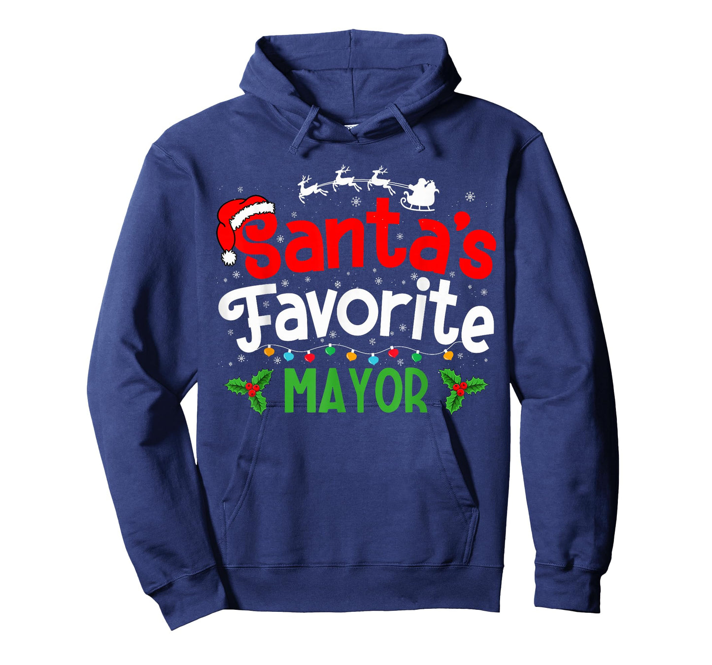 Santa's Favorite Mayor Christmas Party T-Shirt