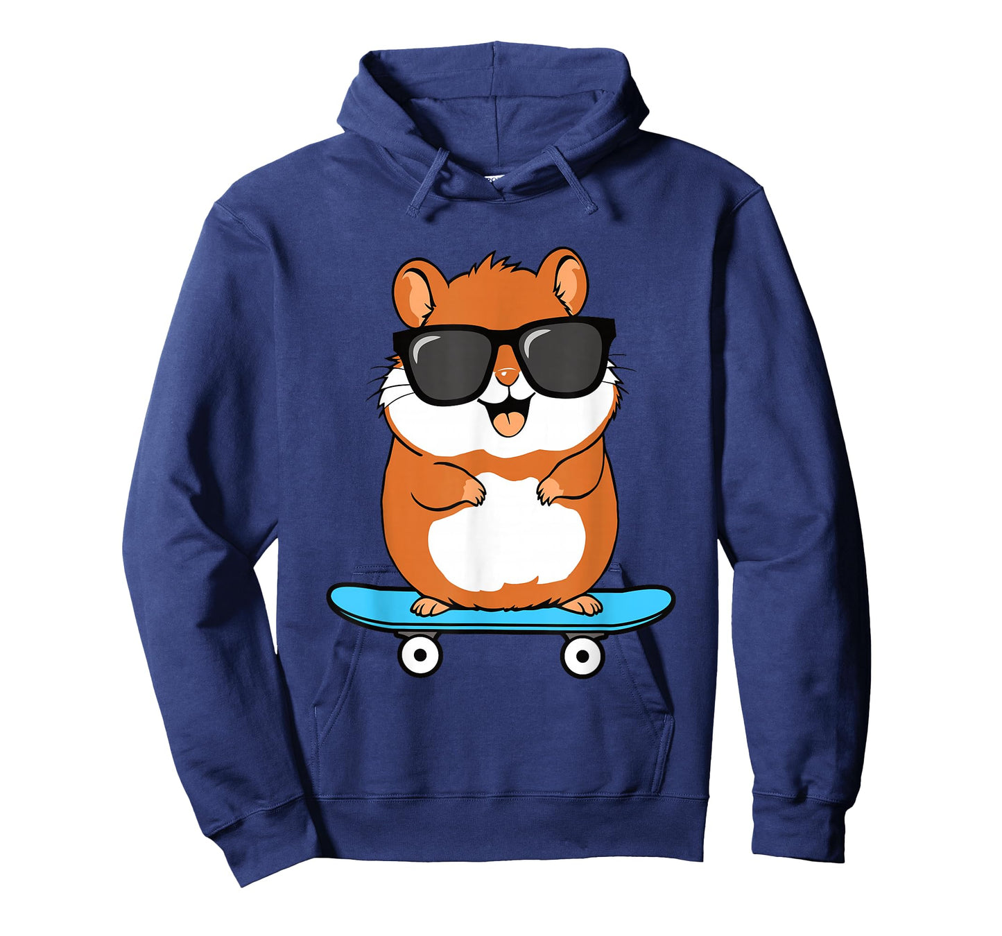 Funny Cool Hamster Skateboard Boys Kids T-Shirt