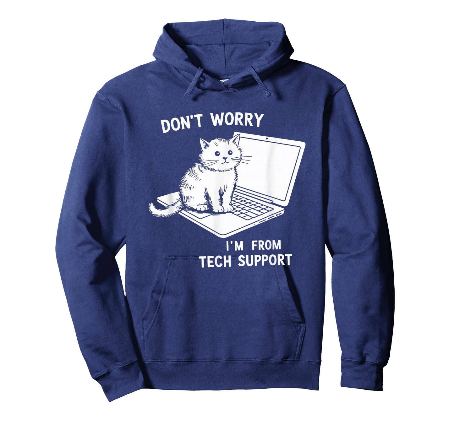 Tech Support Funny Cat T-Shirt