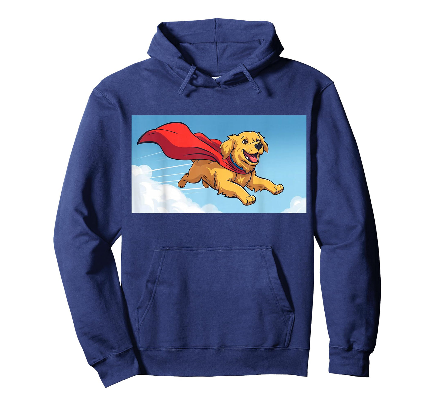 Golden Retriever Dog Super Hero T-Shirt