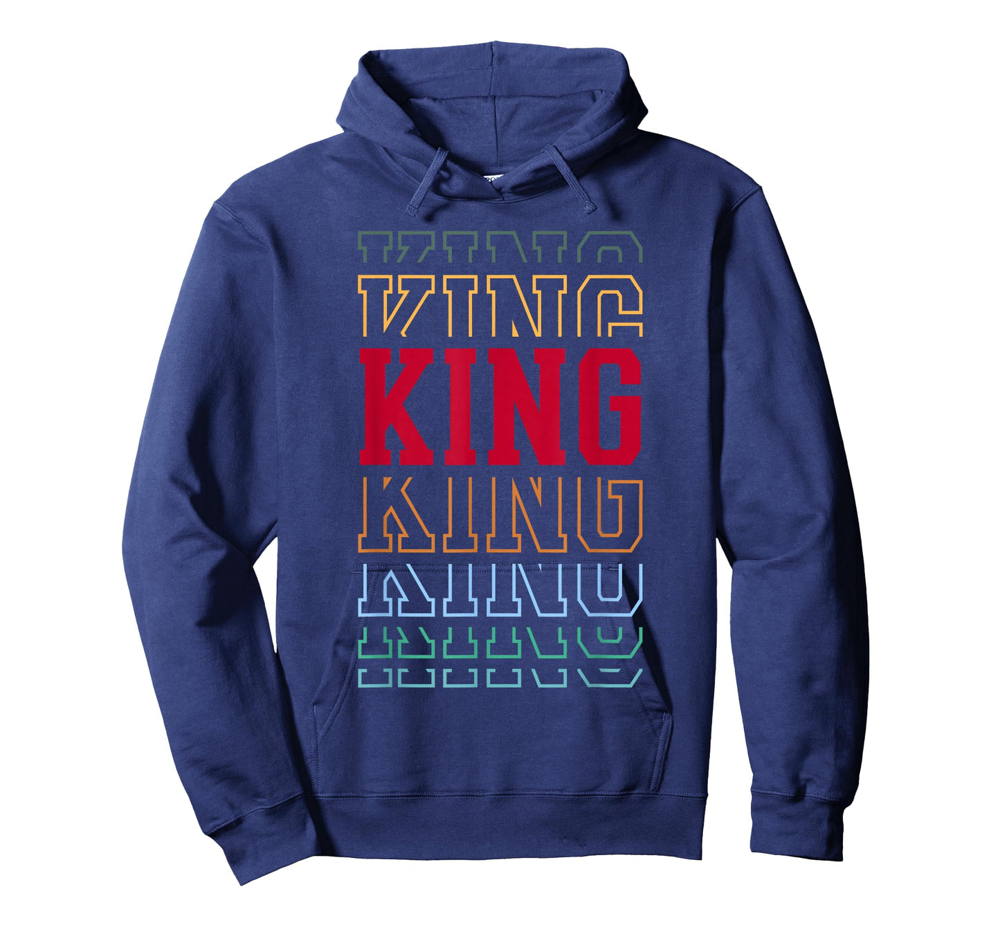 King Layered Text Costume Royalty Party T-Shirt