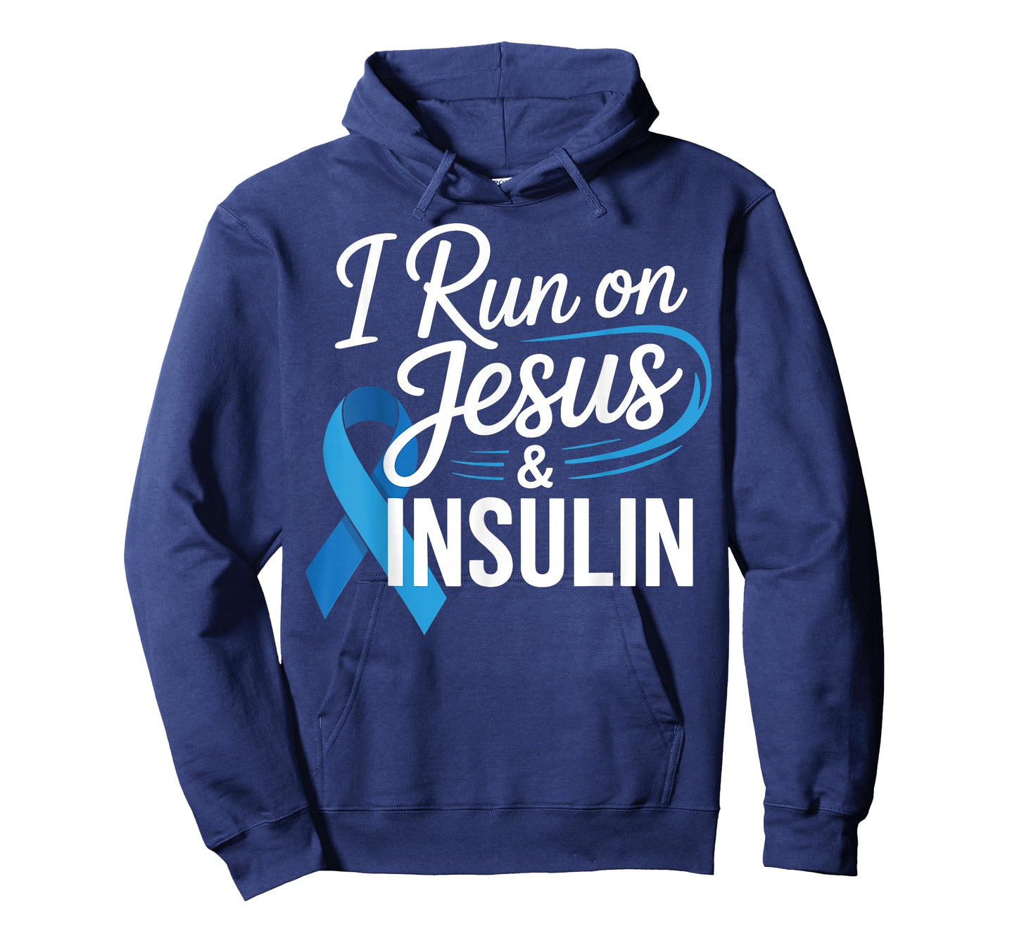 I Run On Jesus & Insulin - Diabetes T-Shirt