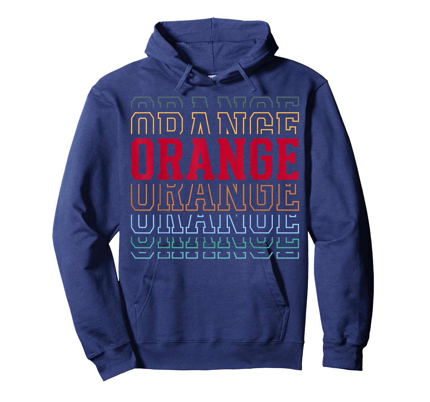 Orange Layered Text Costume Fruit Lover T-Shirt
