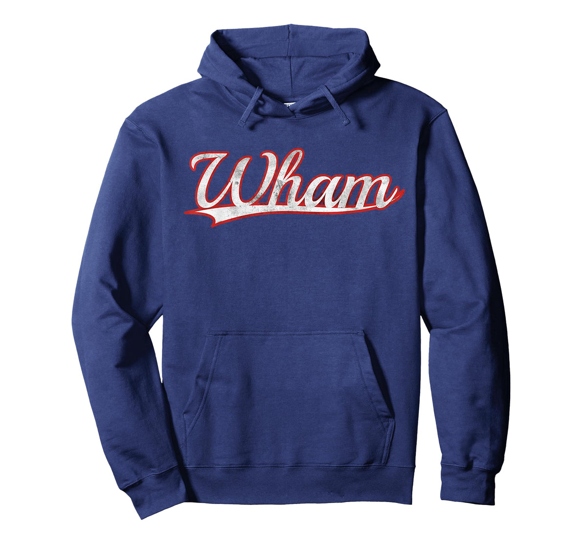 Wham Vintage Varsity Distressed T-Shirt