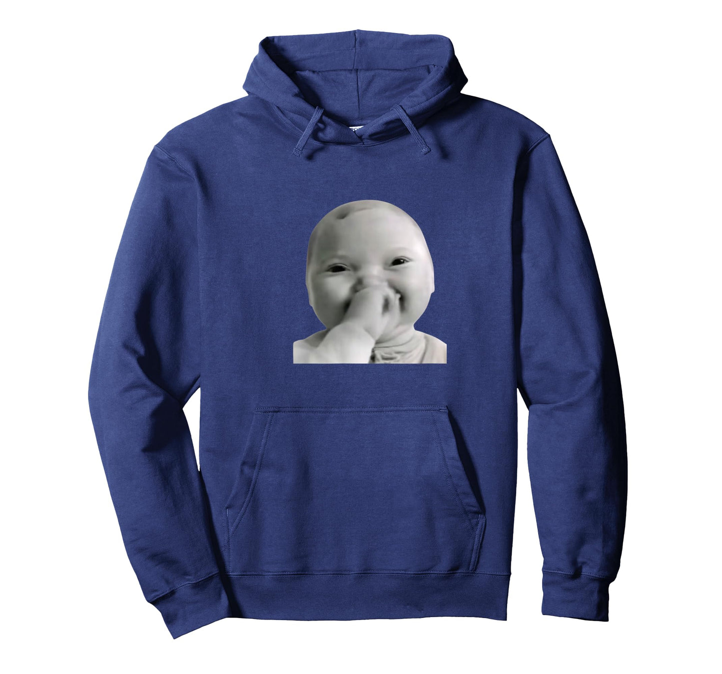 Baby Covering Mouth Funny Meme T-Shirt