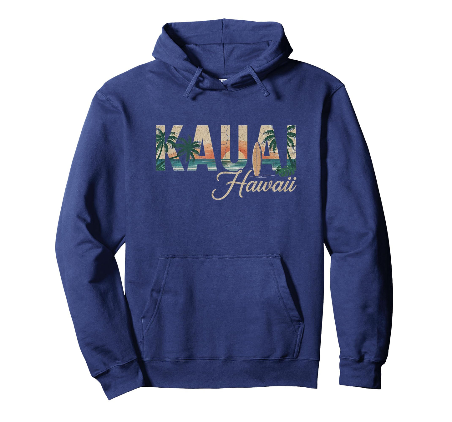 Retro Kauai Hawaii Hawaiian Design T-Shirt