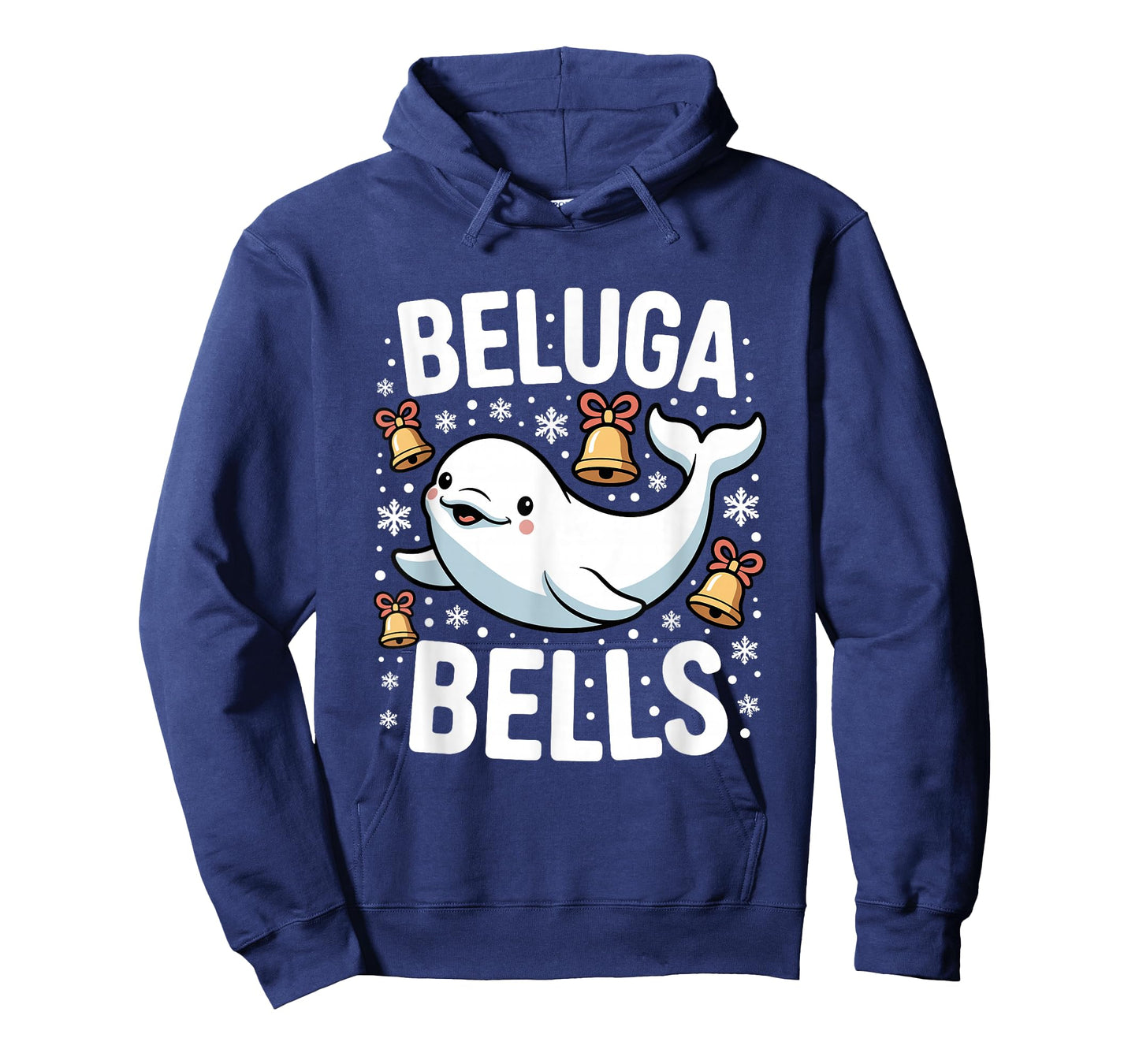 Beluga Bells Christmas Whale T-Shirt