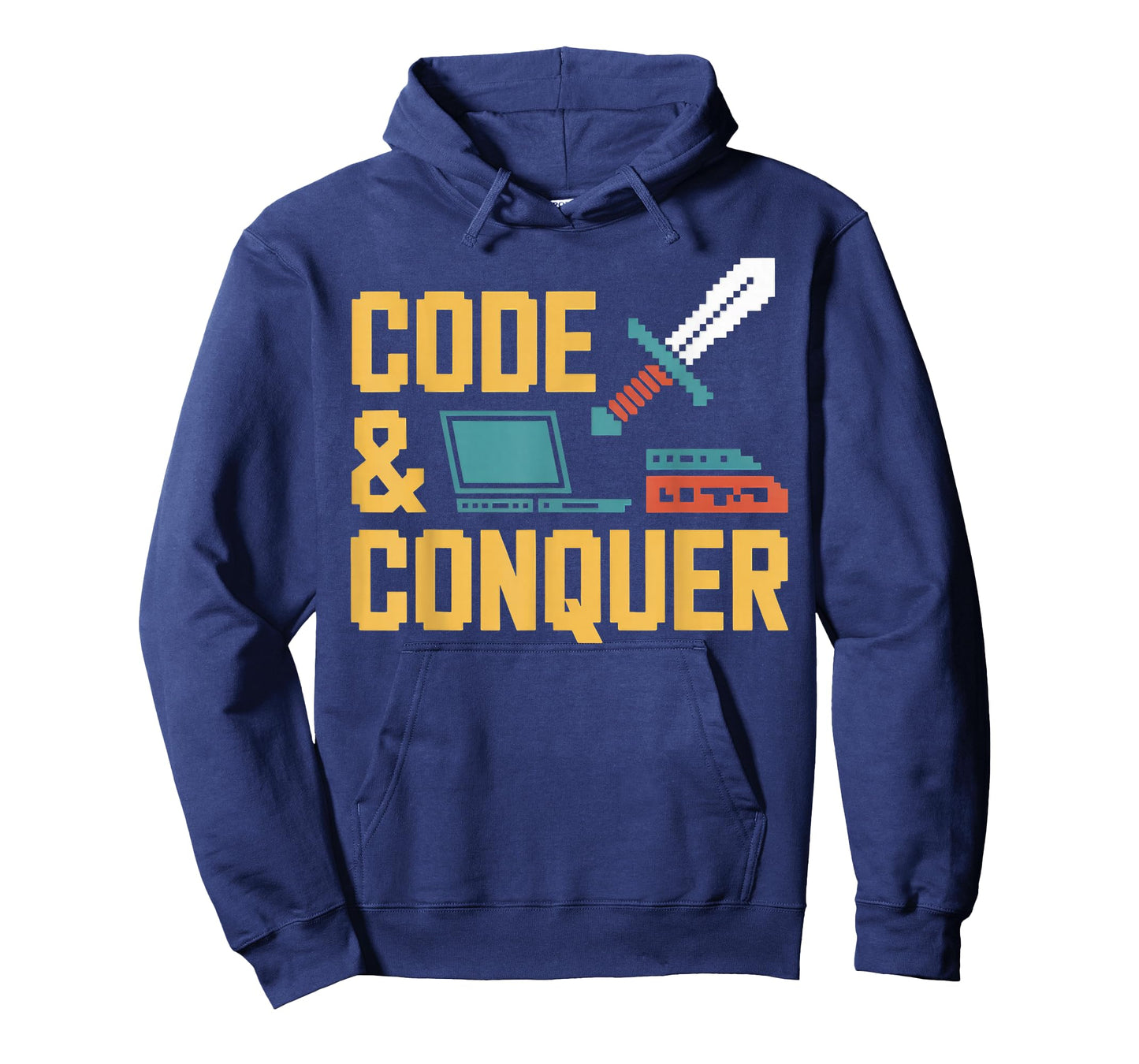 Code & Conquer Retro Gamer Coder T-Shirt