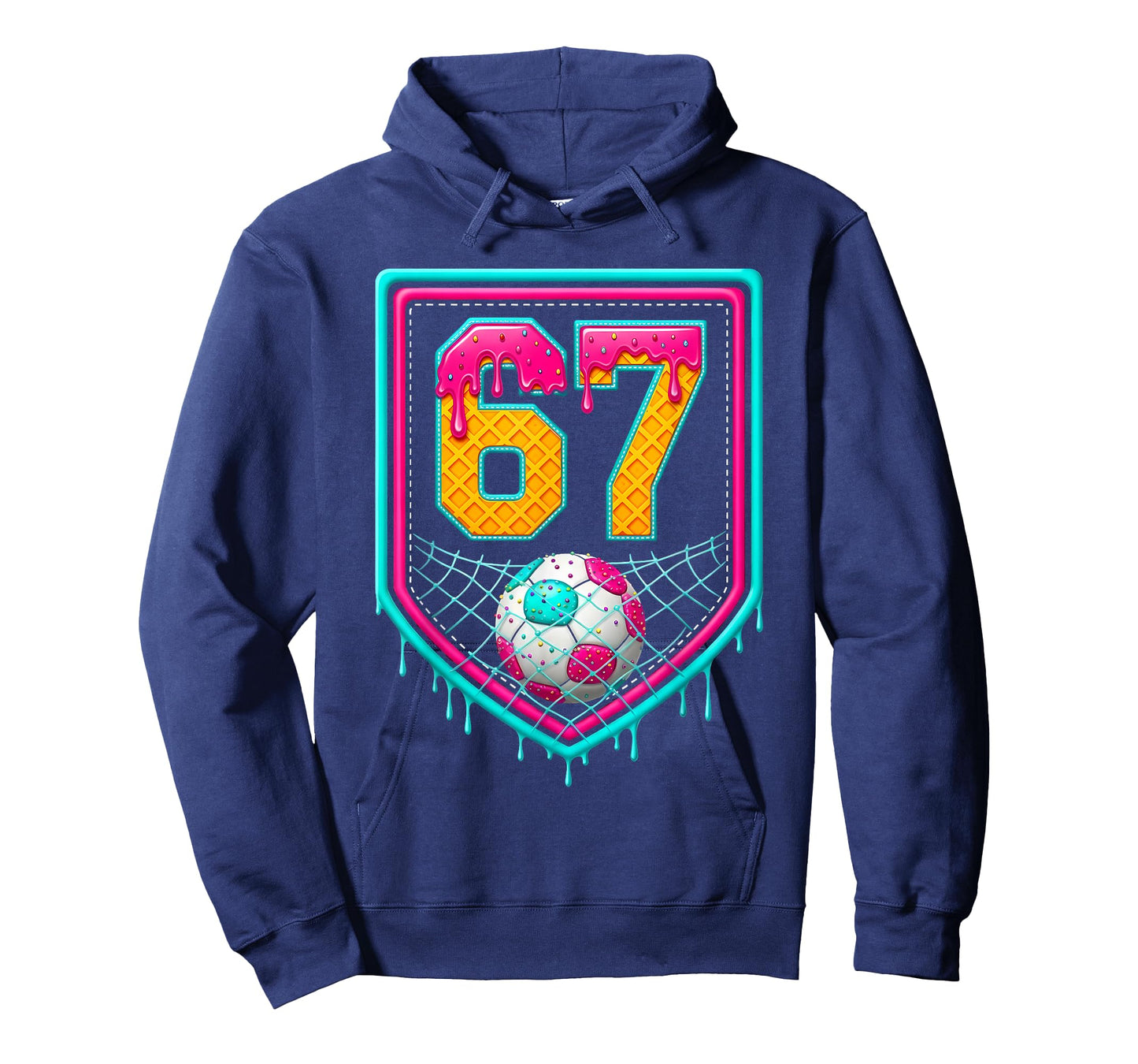 Soccer Drip Number 67 Soccer Player T-Shirt