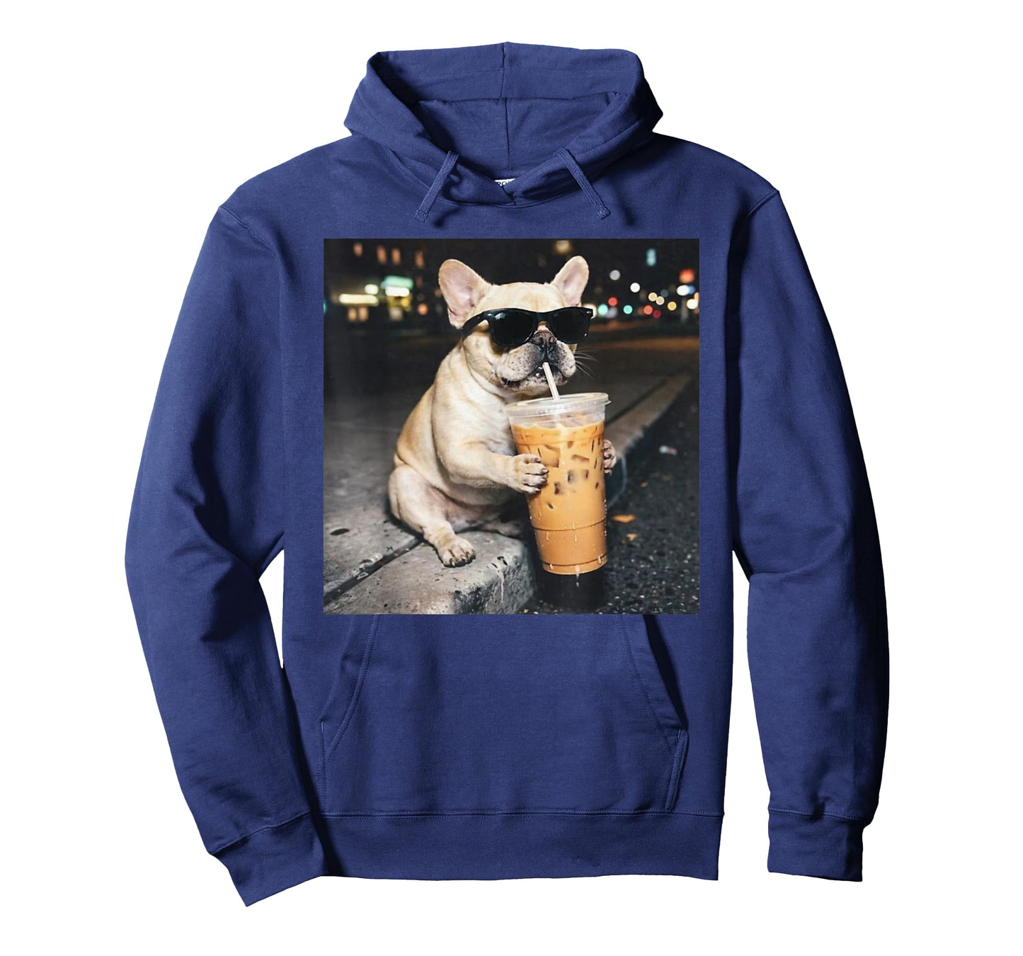 French Bulldog Iced Coffee T-Shirt