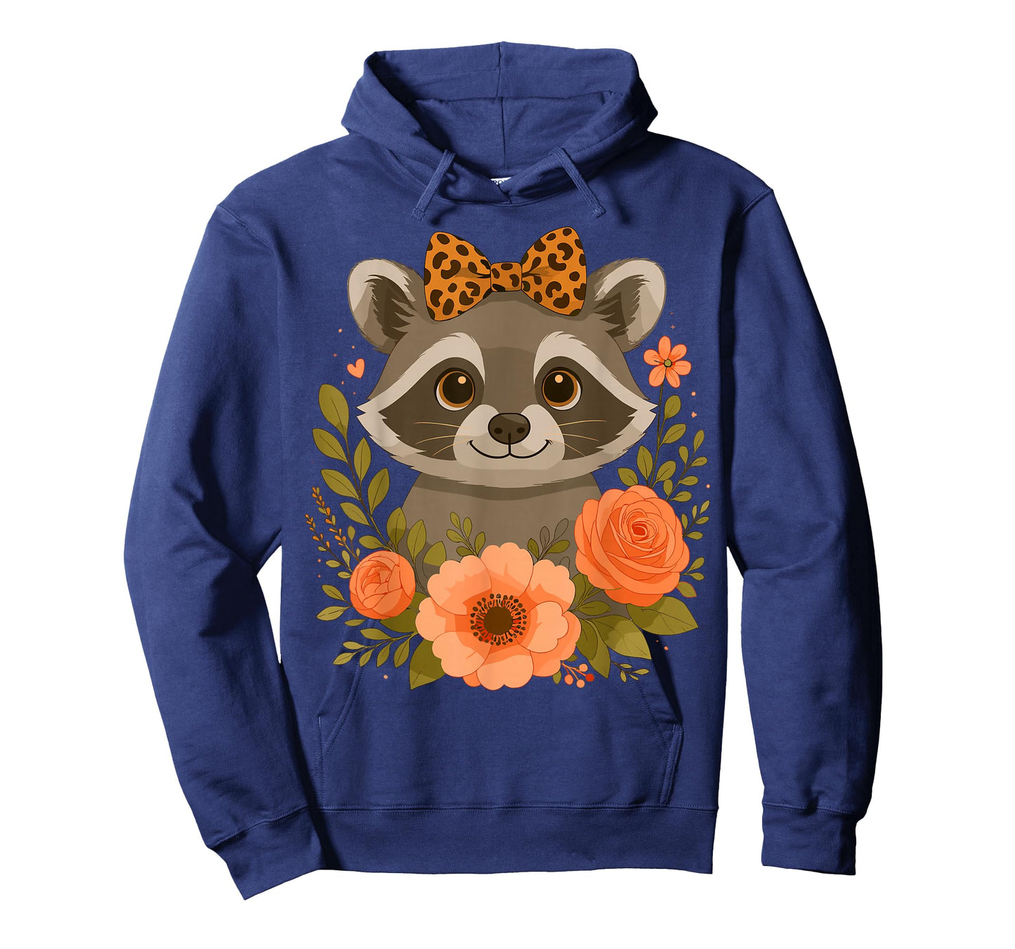 Floral Raccoon with Bow T-Shirt