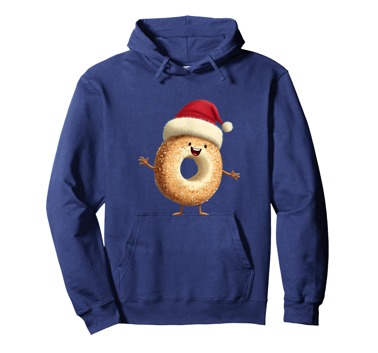 Smiling Christmas Bagel Snack T-Shirt