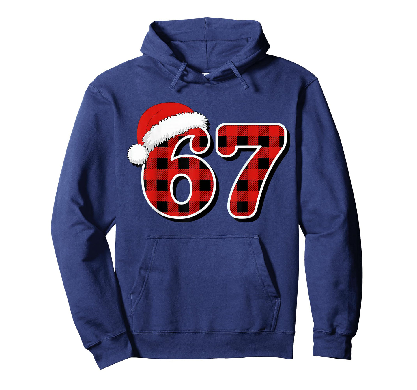 67 Meme Christmas Red Plaid T-Shirt