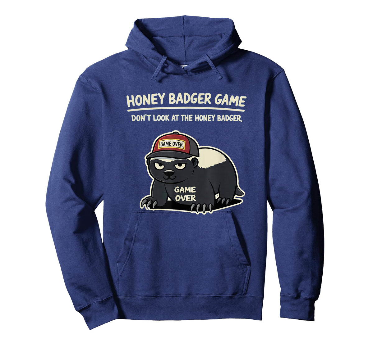 Honey Badger Game Over Design T-Shirt