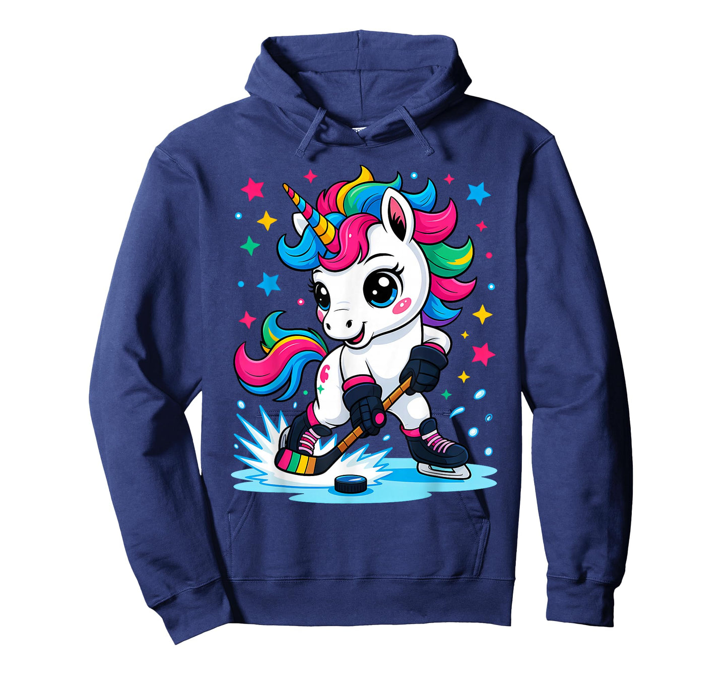Ice Hockey Unicorn Kawaii T-Shirt