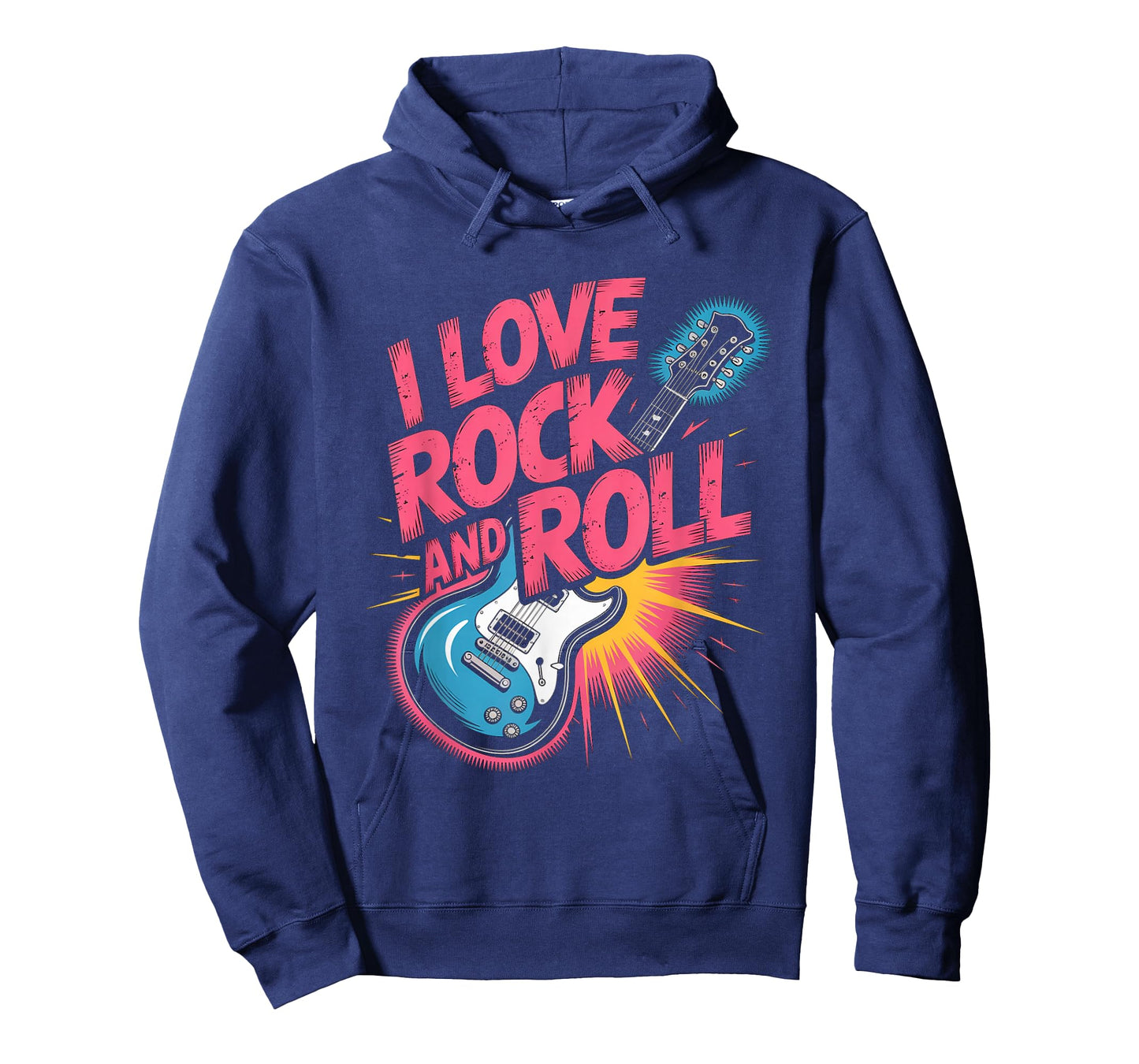 I Love Rock and Roll Guitar Enthusiasts T-Shirt
