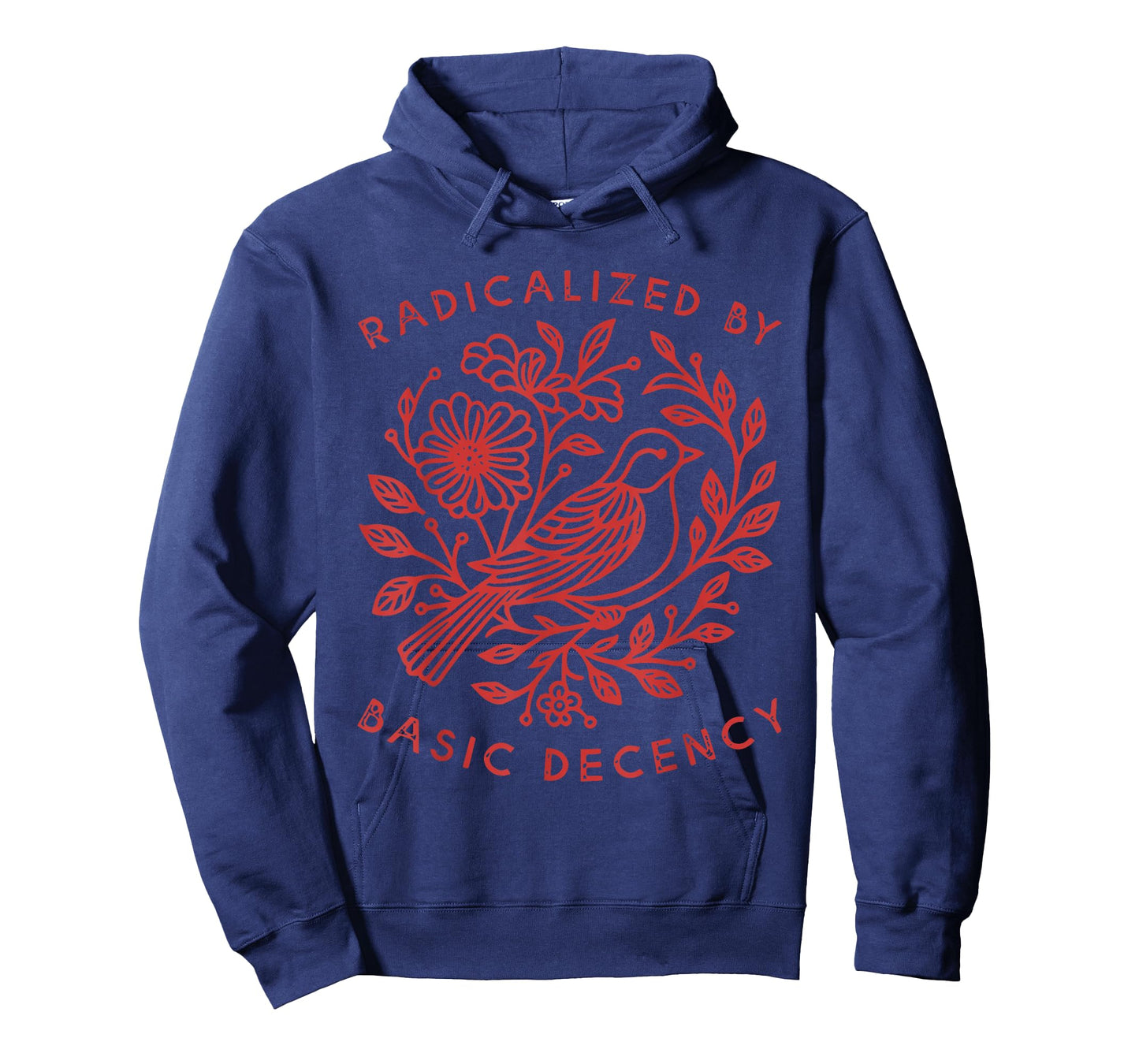 radicalized by Basic Decency Pigeon T-Shirt