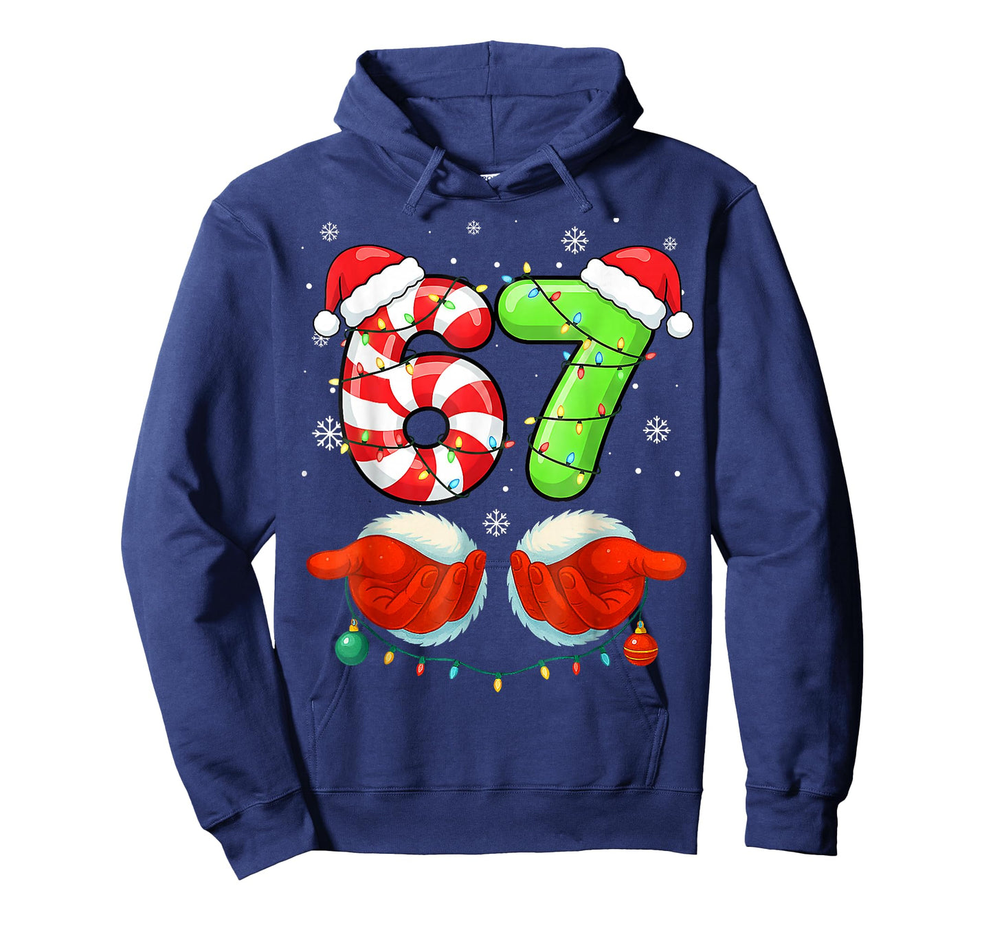 Funny Six Seven 6 7 67 Christmas T-Shirt