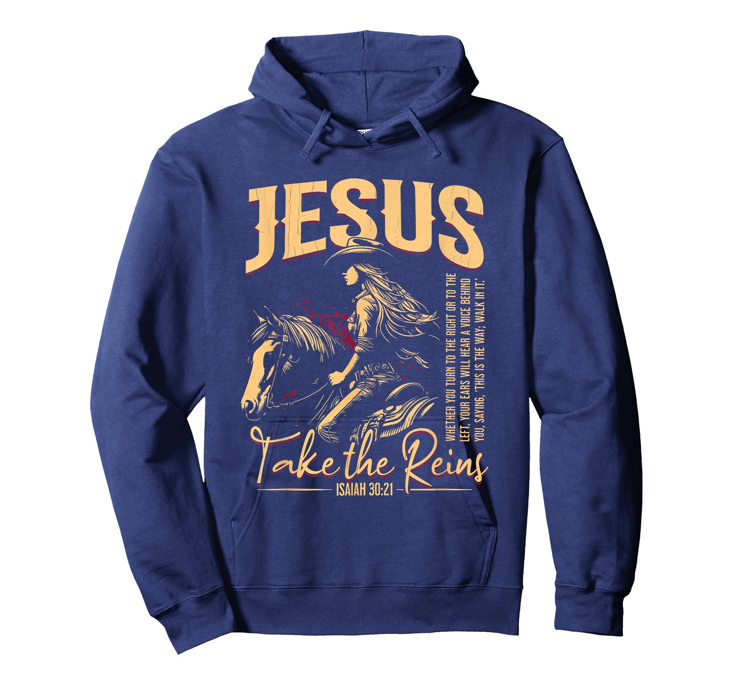 Jesus Take The Reins Scripture Art T-Shirt