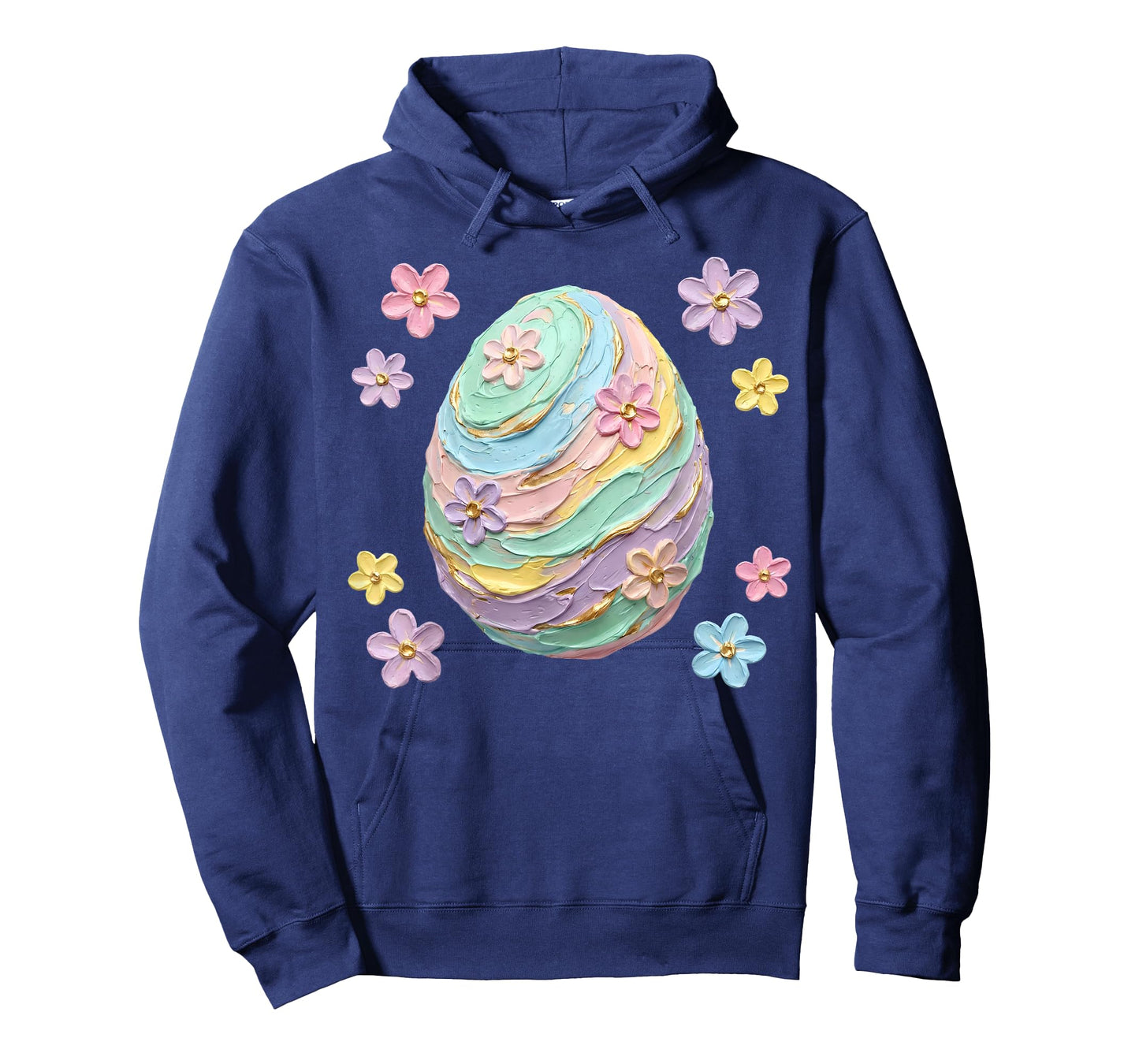 Hand Paint Pastel Easter Egg Flowers T-Shirt