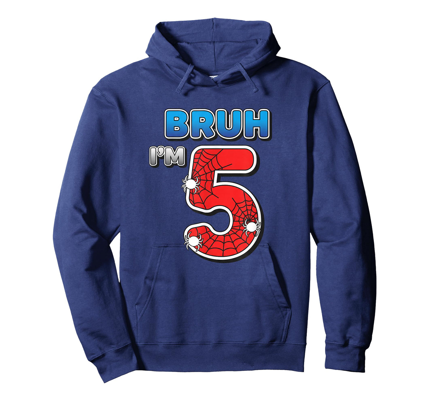 Spider Bruh I'm 5, 5th Birthday Boy T-Shirt