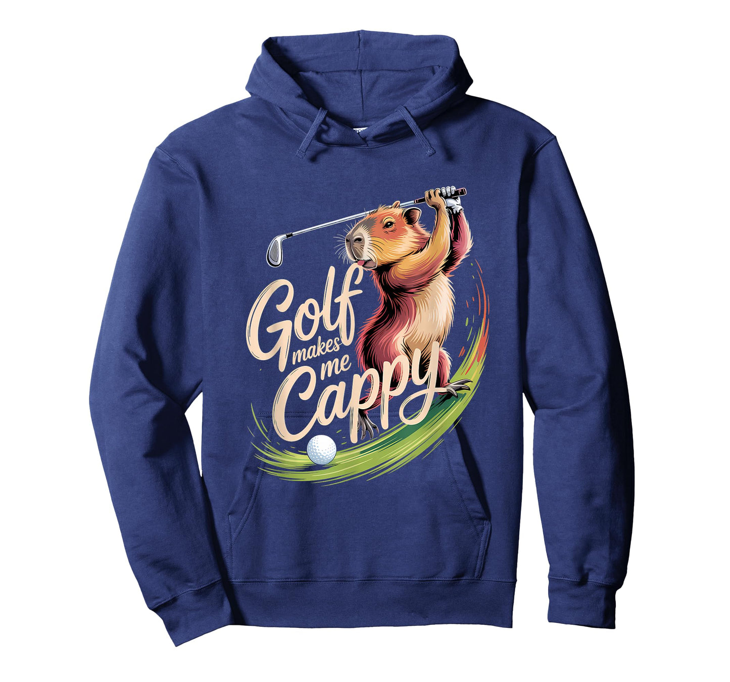 Golfer Capybara Pun Golfing Funny Golf T-Shirt