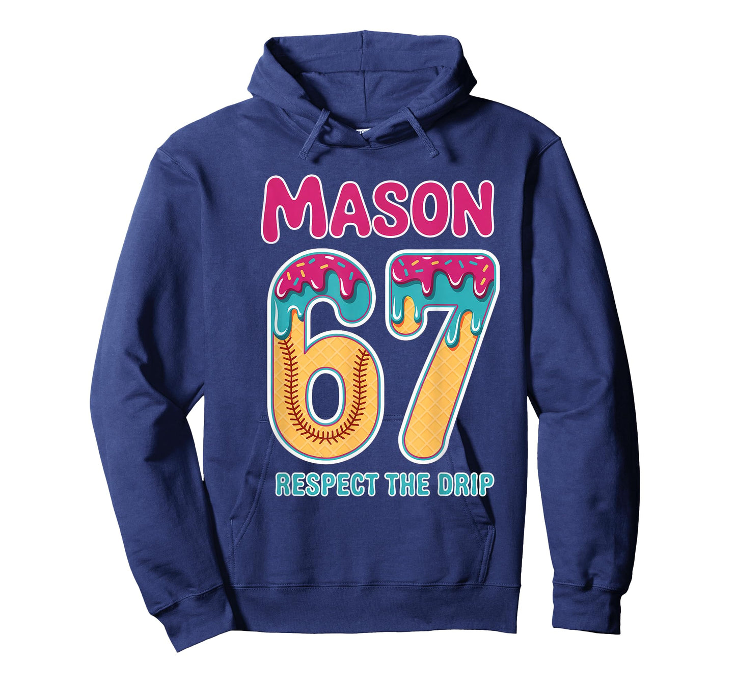 6 7 Mason Baseball Drip T-Shirt