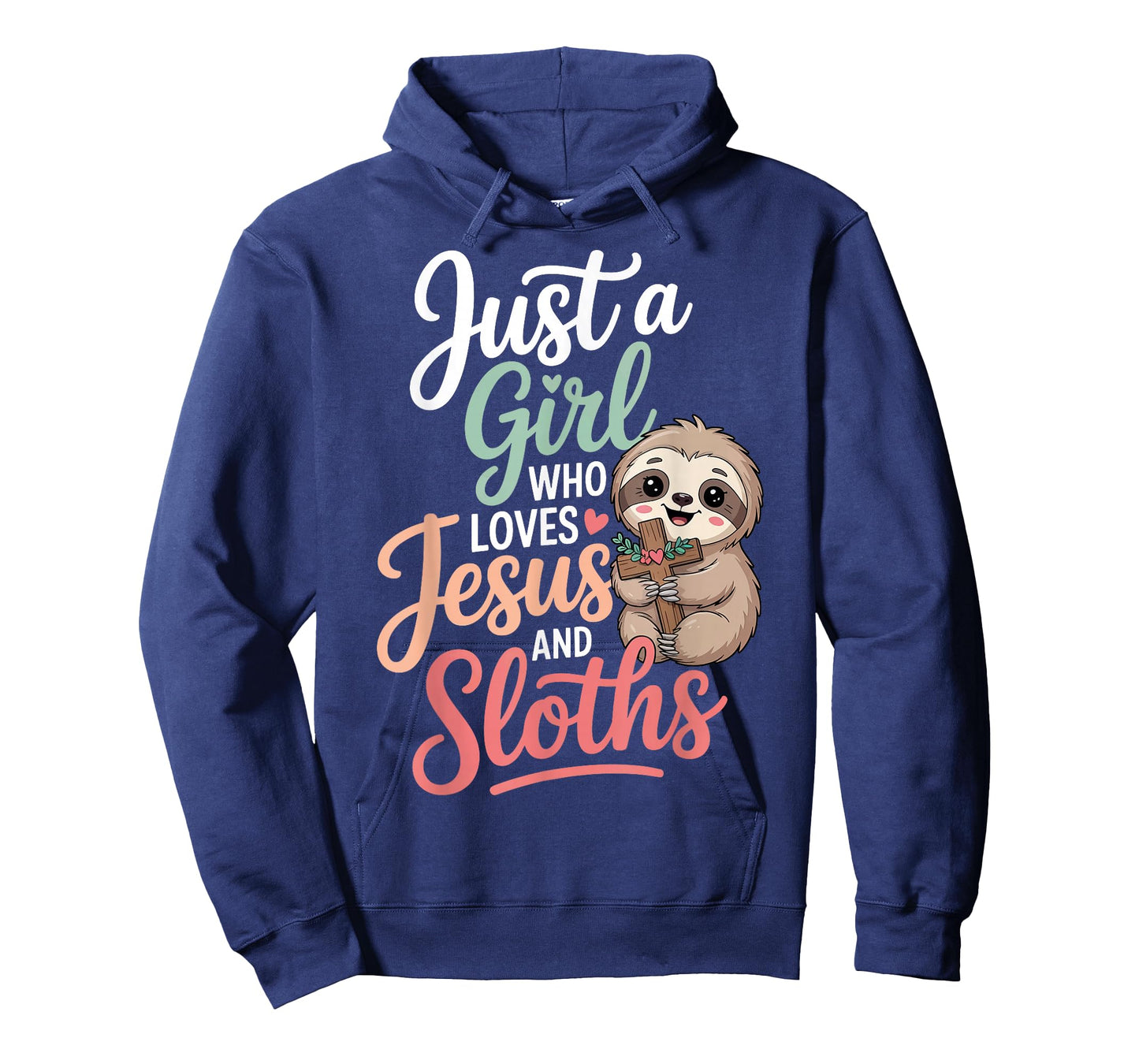 Just A Girl Who Loves Jesus and Sloths T-Shirt