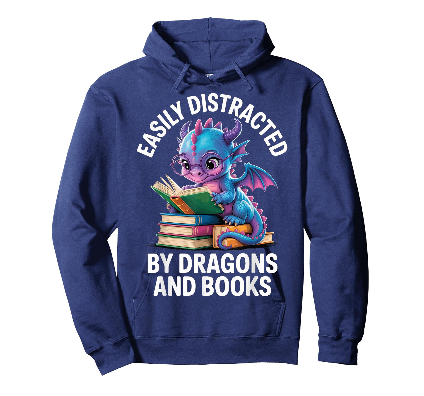 Easily Distracted by Dragons and Books T-Shirt