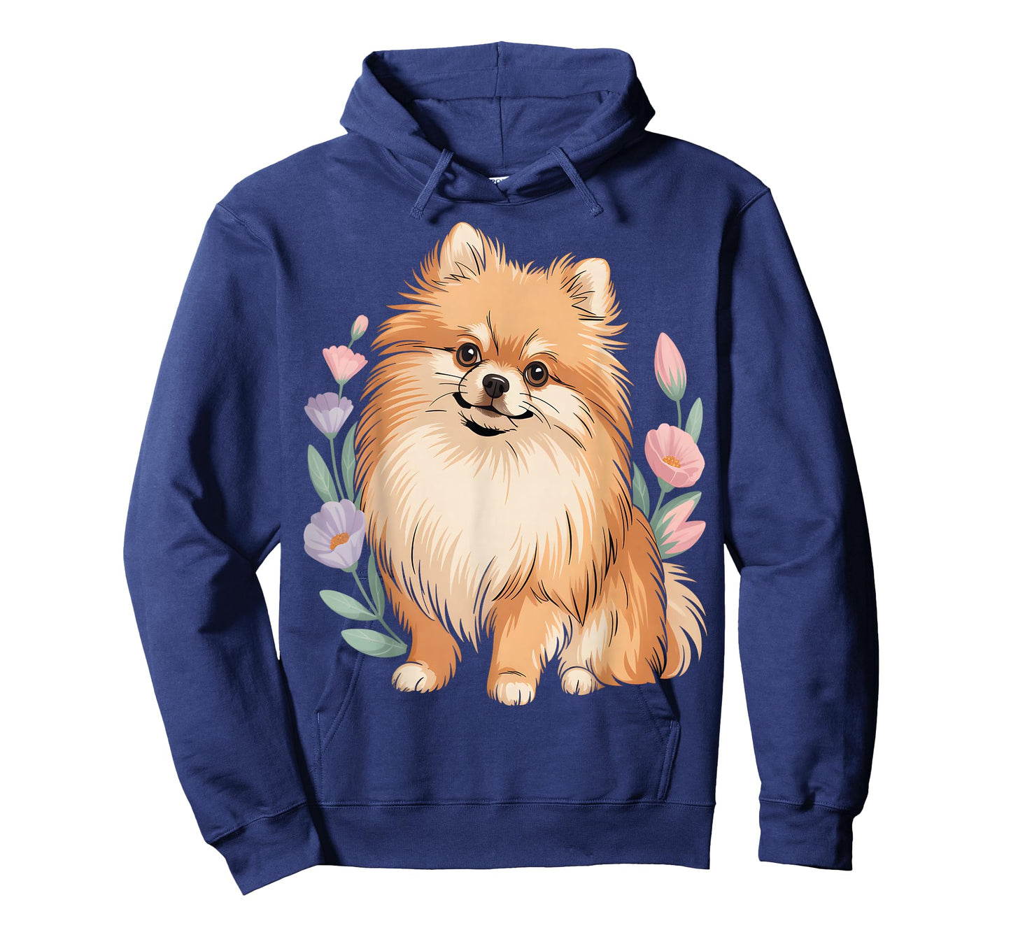 Adorable Floral Pomeranian T-Shirt