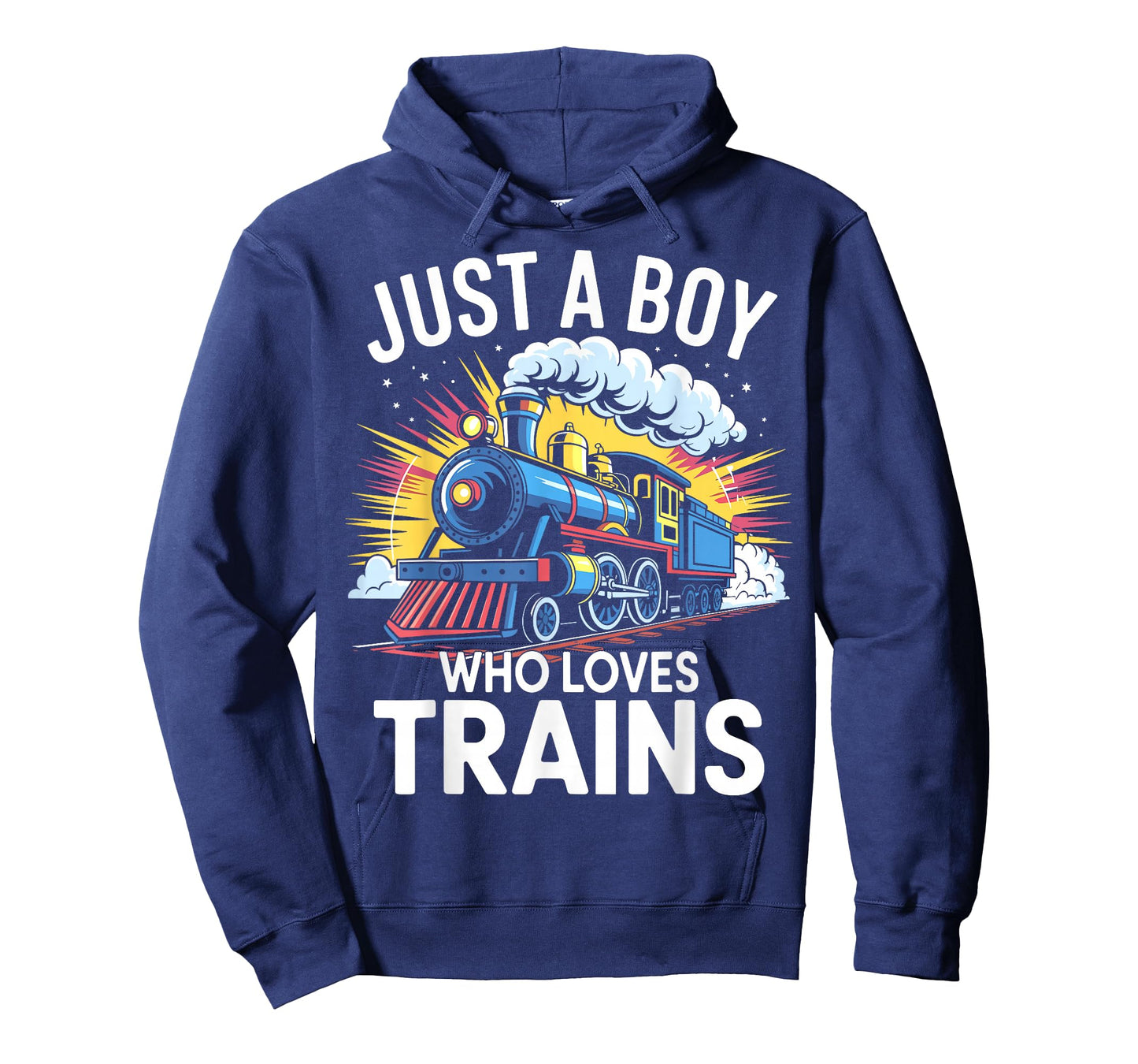 Train Lover Just A Boy Who Loves Trains T-Shirt