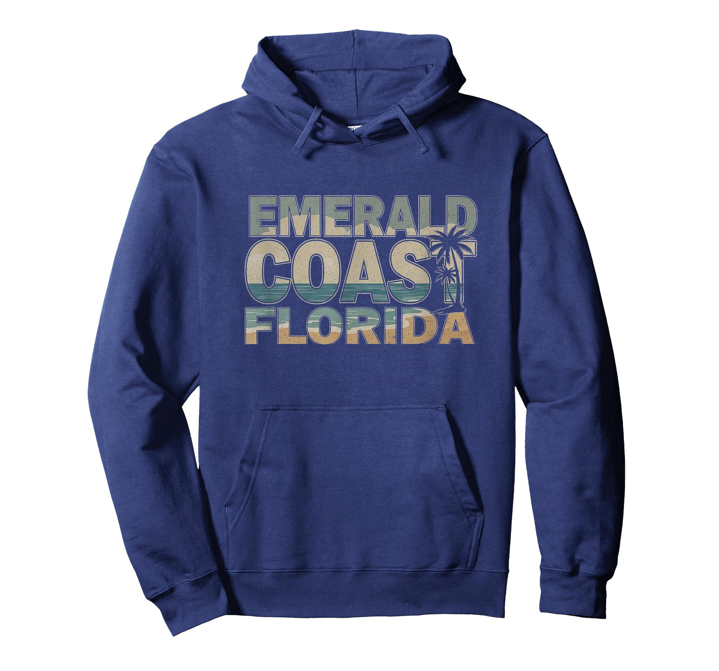 Retro Emerald Coast Florida Design T-Shirt