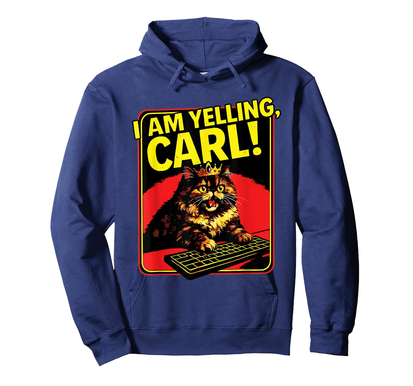 Funny I Am Yelling Carl Cat Meme T-Shirt