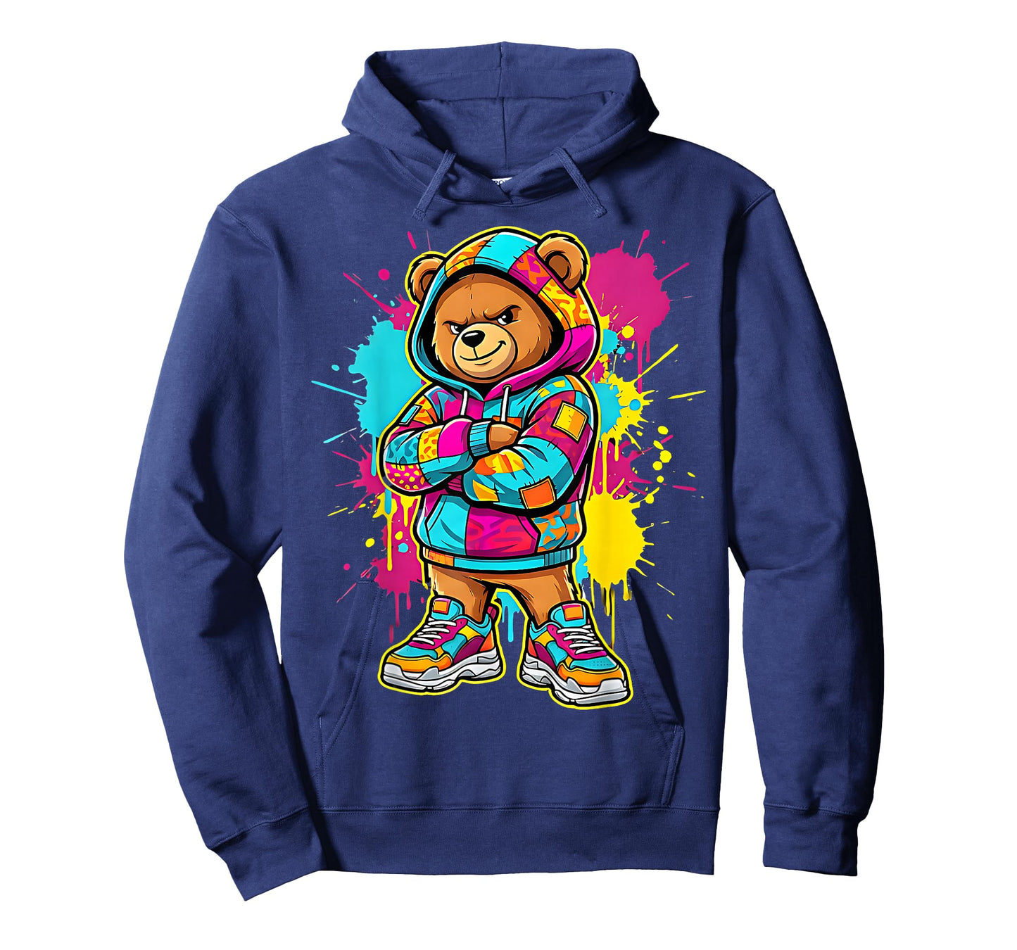 Cool Teddy Bear Toddler Kids Colorful T-Shirt