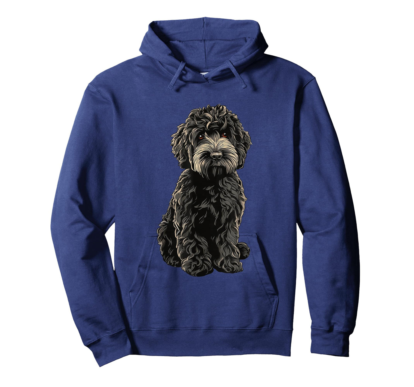 Black Cockapoo Dog Illustration T-Shirt