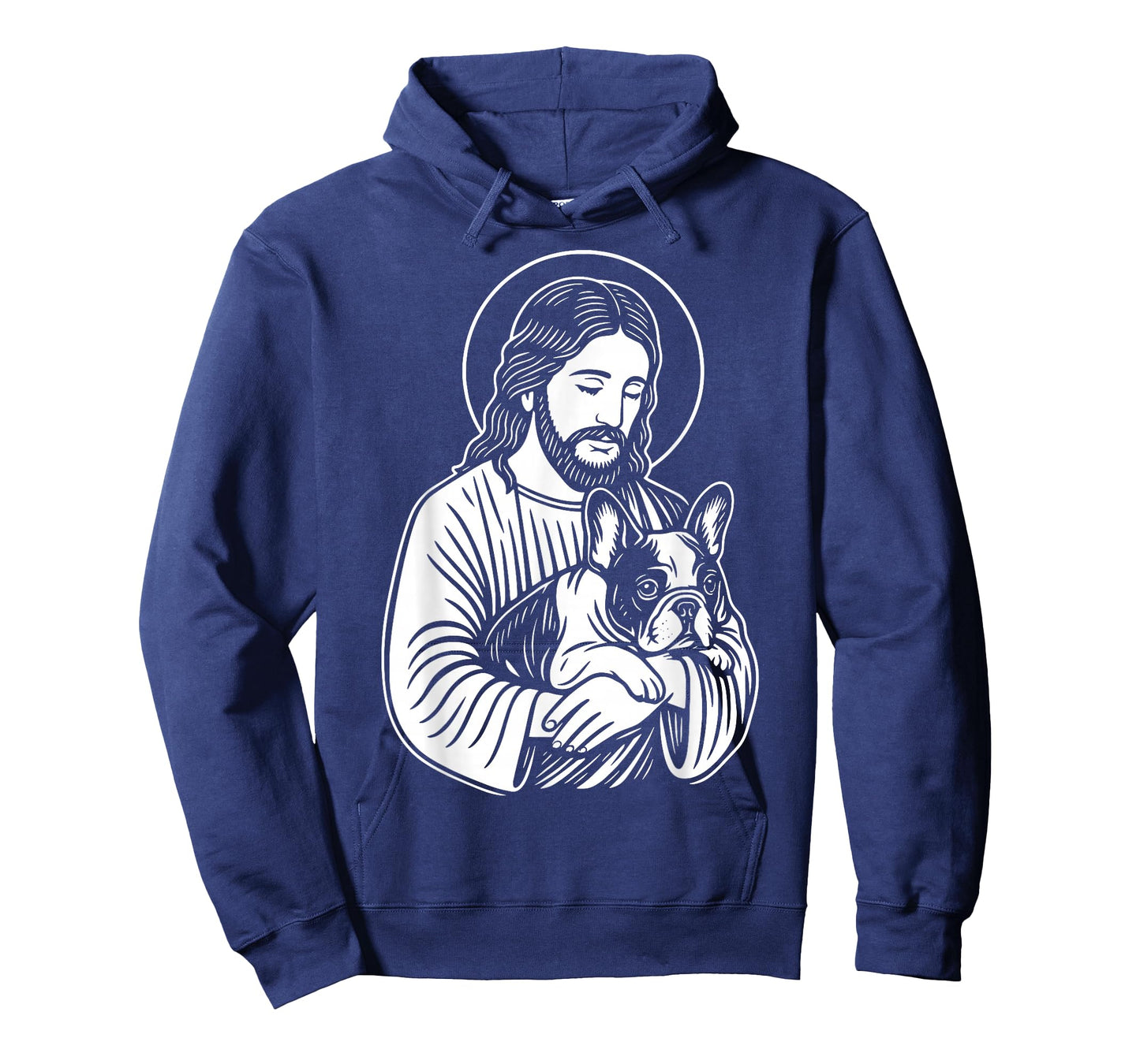 Jesus Holding French Bulldog T-Shirt